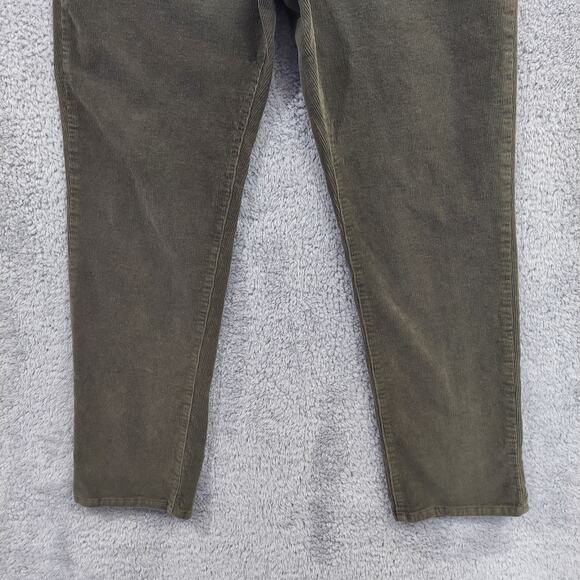 Jos. A Bank Pants Men's 38X32 Olive Corduroy Cotton Blend Tailored Fit Pockets - Picture 2 of 15